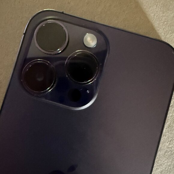 Apple iPhone 14 Pro Max 512GB Unlocked Deep Purple w/ 2 Cases - Picture 4 of 6